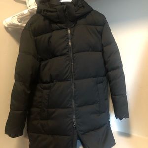 Girlfriend Collective midi recycled puffer